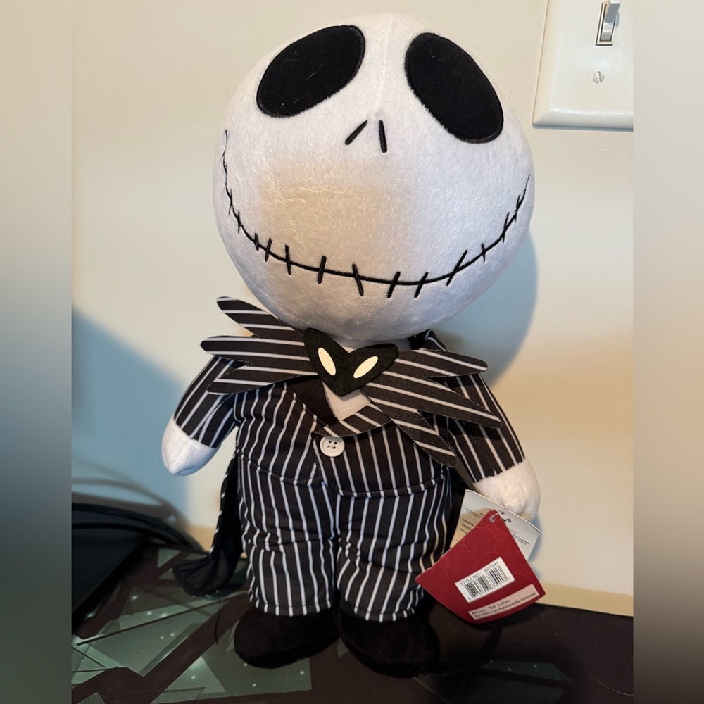 Disney Jack Skellington Plush Backpack